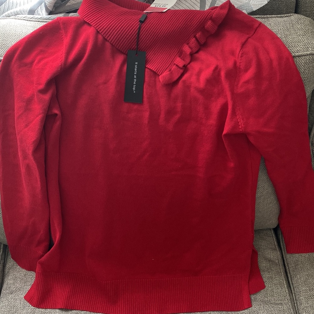 NWT Cable and Gauge - Red Sweater
